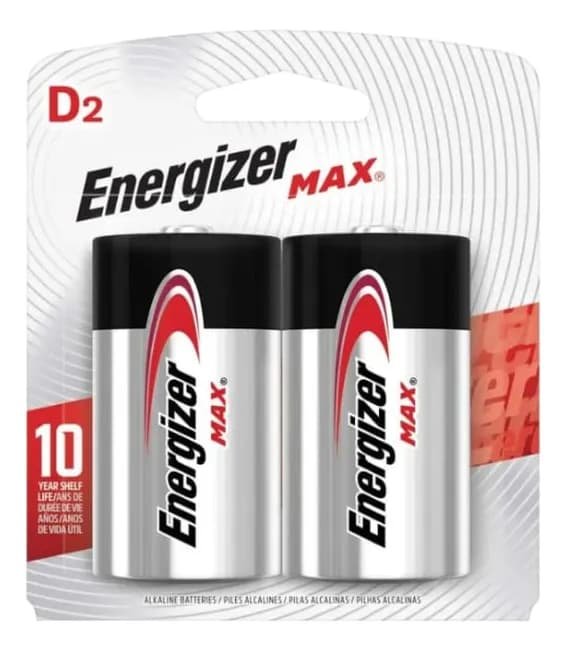 Pila Alcalina Energizer D